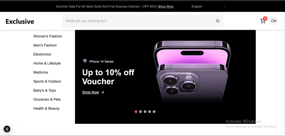 Standard E-commerce Store